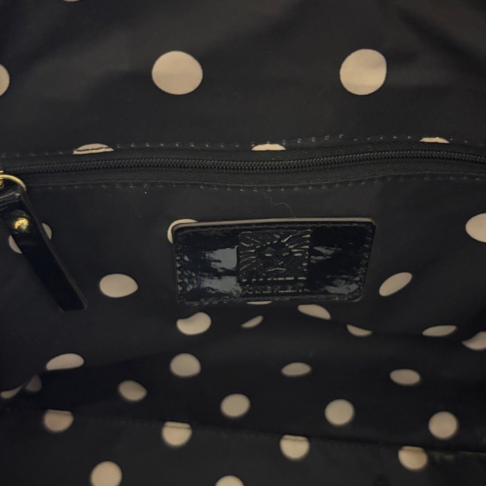 Anne Klein Dome Satchel Faux Leather Handbag | EUC - Picture 10 of 11